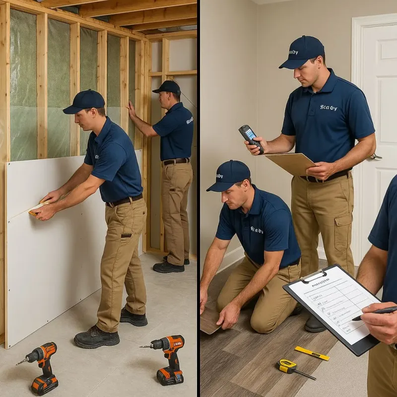 Repairs and Reconstruction process in Spring Valley, WI
